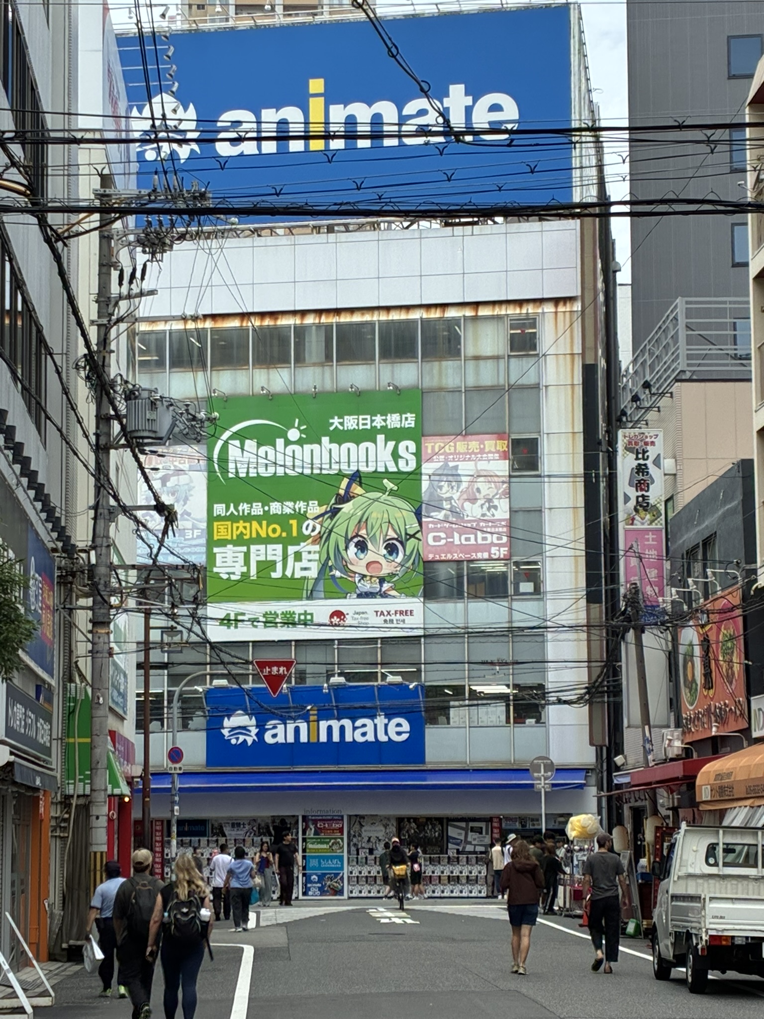 Osaka Nipponbashi Otaku Road, another major otaku district in Japan